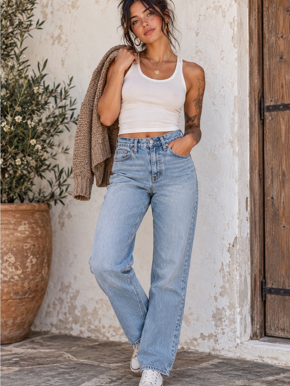 Madewell The Perfect Vintage Jean Size 29 Light Wash High Rise Straight Leg